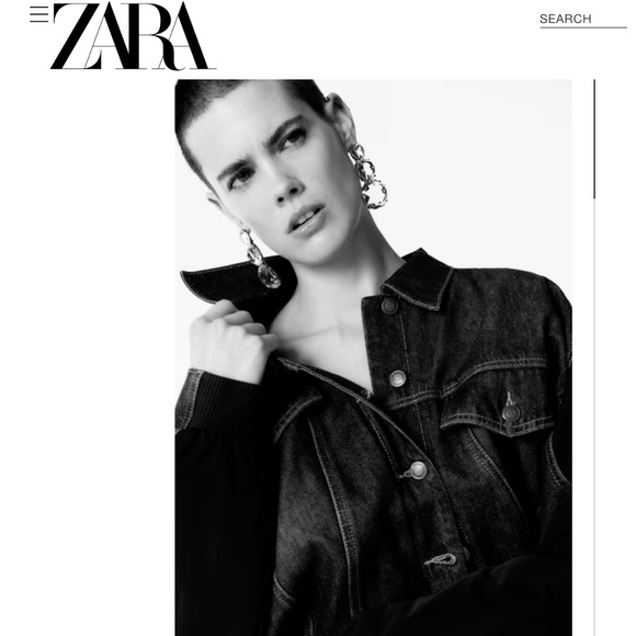 ✨3for$38  New Zara Clear Transparent Drop Earrings - Picture 3 of 13